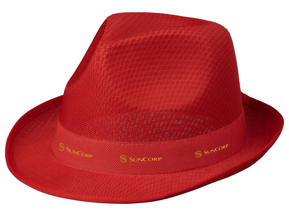 Chapeau Trilby - Rouge 8