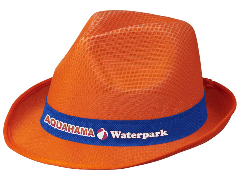 Chapeau Trilby - Orange 4