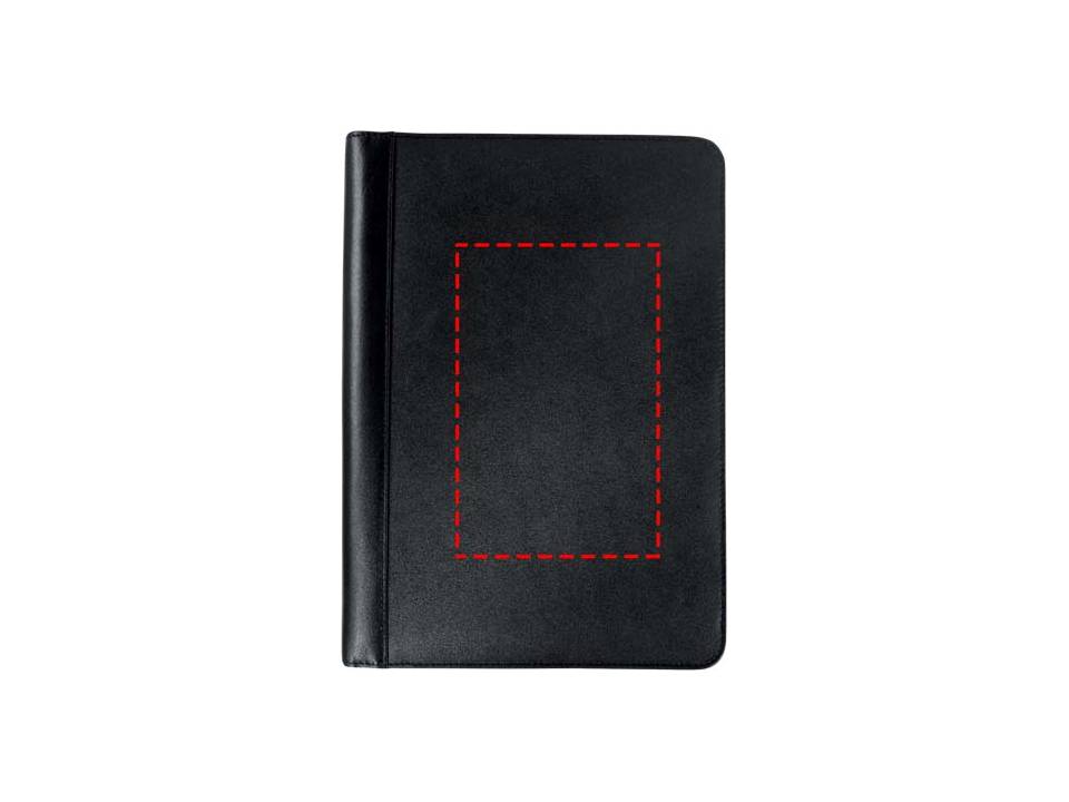 Porte-documents zippé cuir de luxe A4 Harvard 6