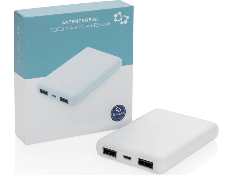 Batterie de secours 5000 mAh antimicrobienne 6