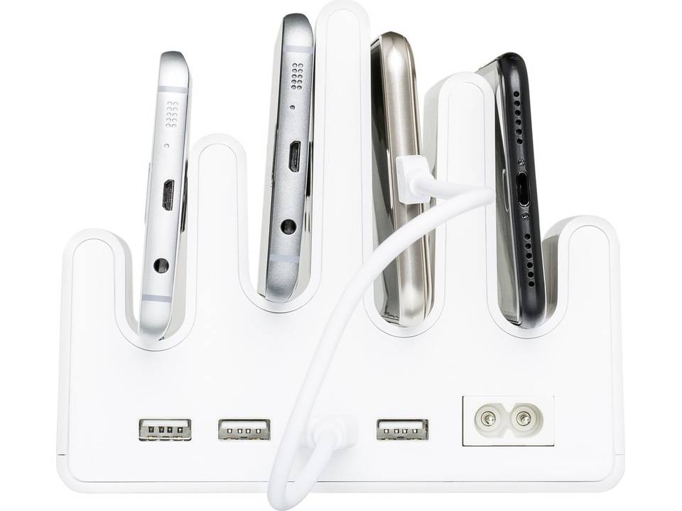 Station de recharge multiples USB avec couleurs changeantes 2