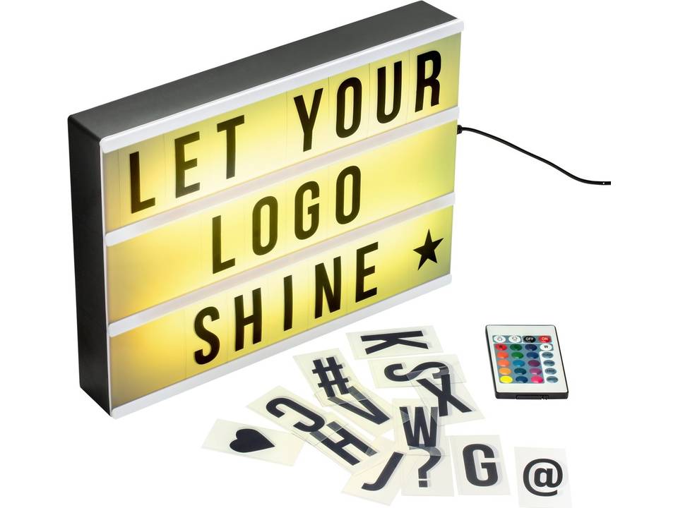 Boîte à message lumineuse 9