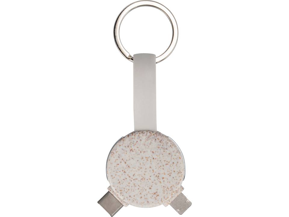 Cable de charge avec connexion 3 en 1 Wheatstraw 1