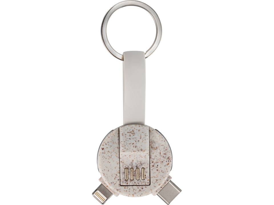 Cable de charge avec connexion 3 en 1 Wheatstraw 2