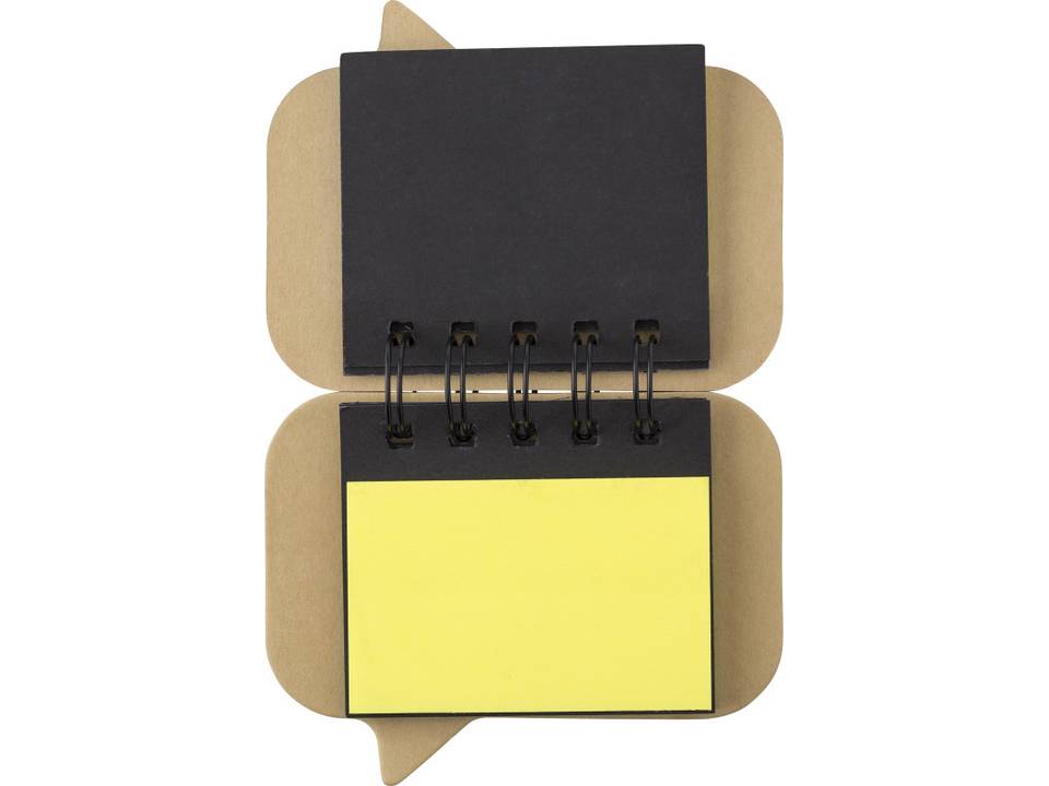 Carnet à spirale avec papiers 1