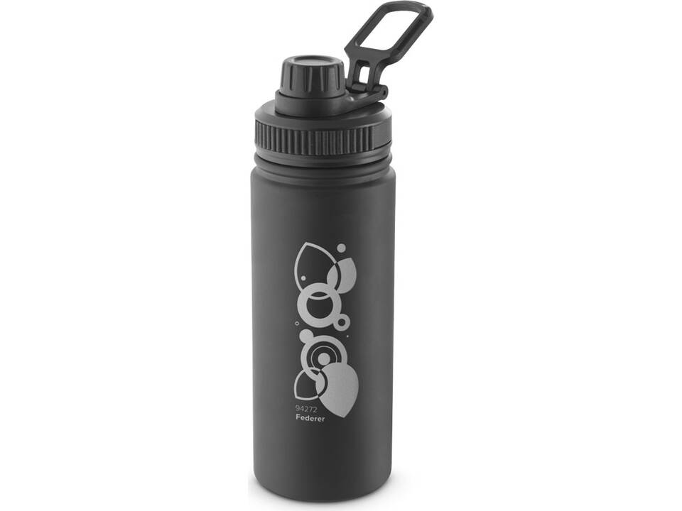 Bouteille en aluminium recyclé avec bouchon en PP - 570 ml 2