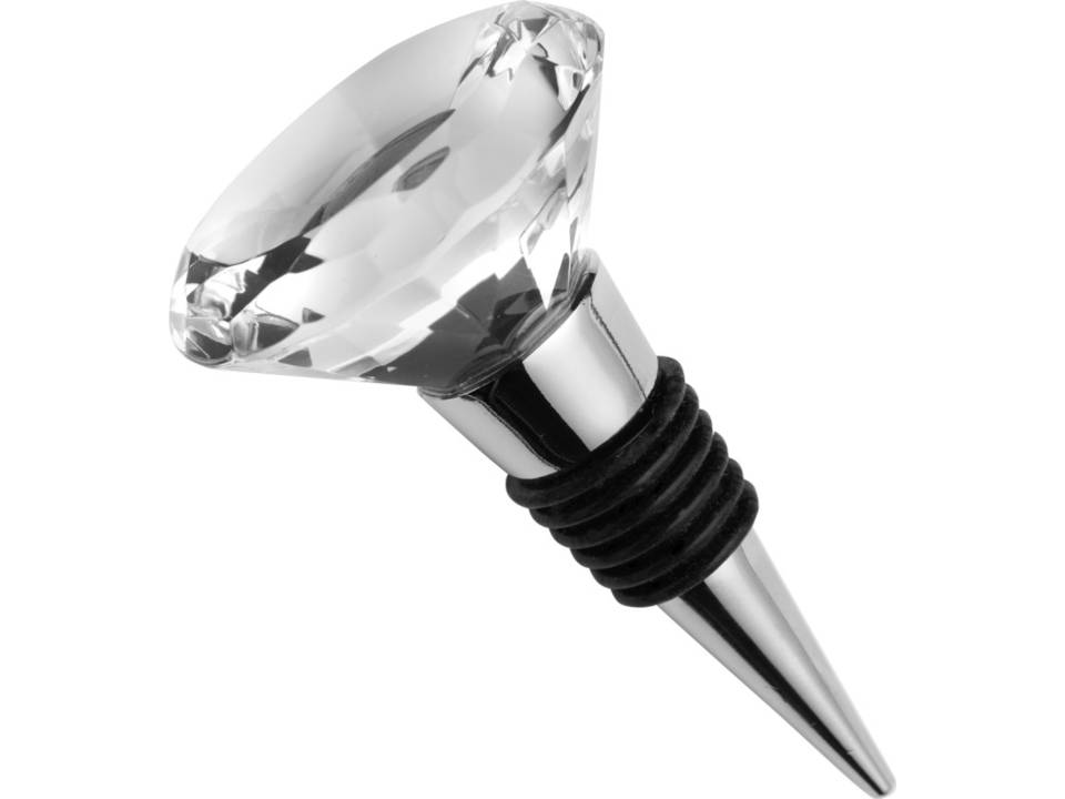 Bouchon en métal et cristal 2