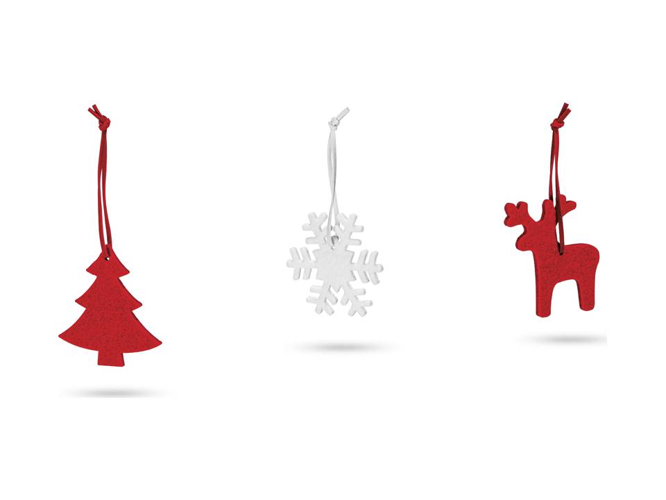 Set de 3 décorations de Noël 2