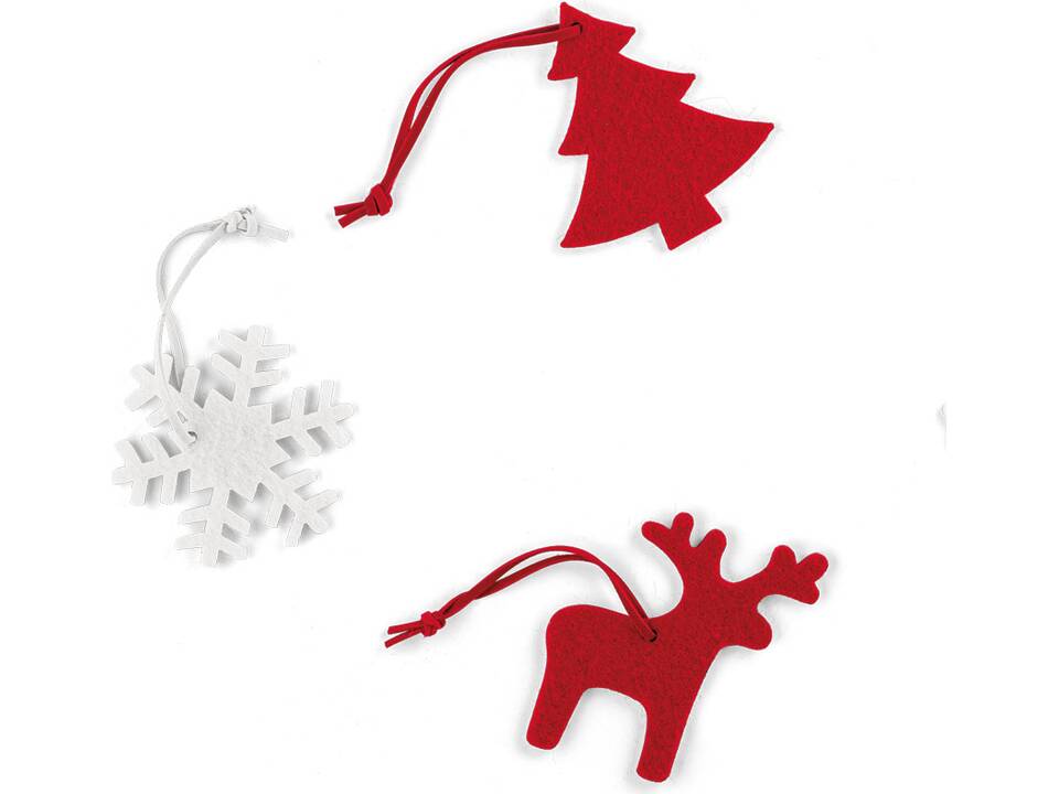 Set de 3 décorations de Noël 3