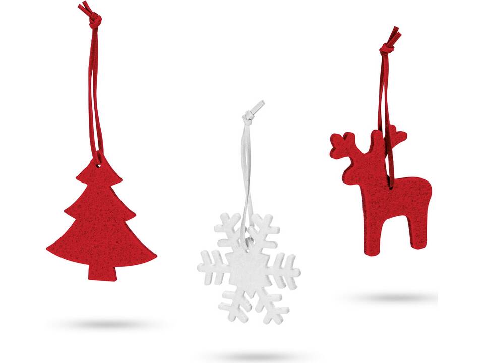 Set de 3 décorations de Noël 6