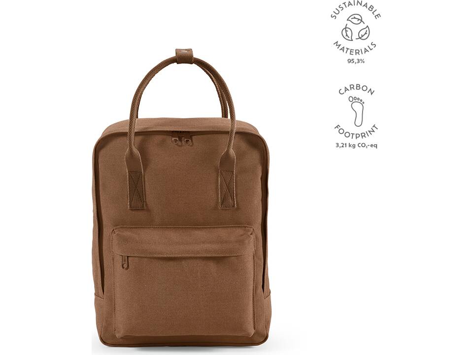 Stockholm rugzak 18L gerecycled katoen 450 gsm