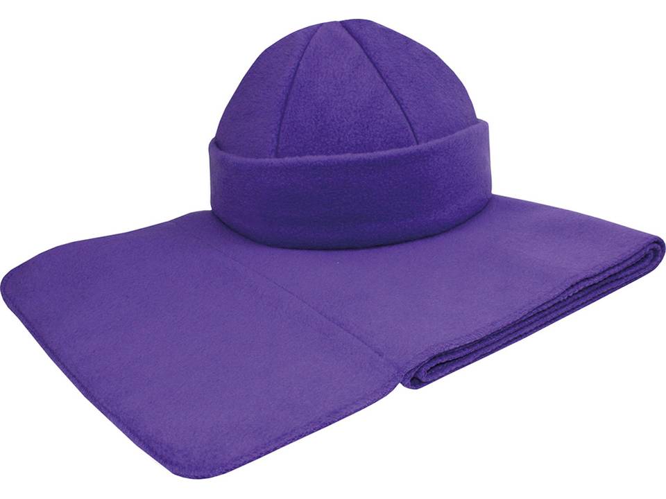 Chapeau et écharpe polaire 13