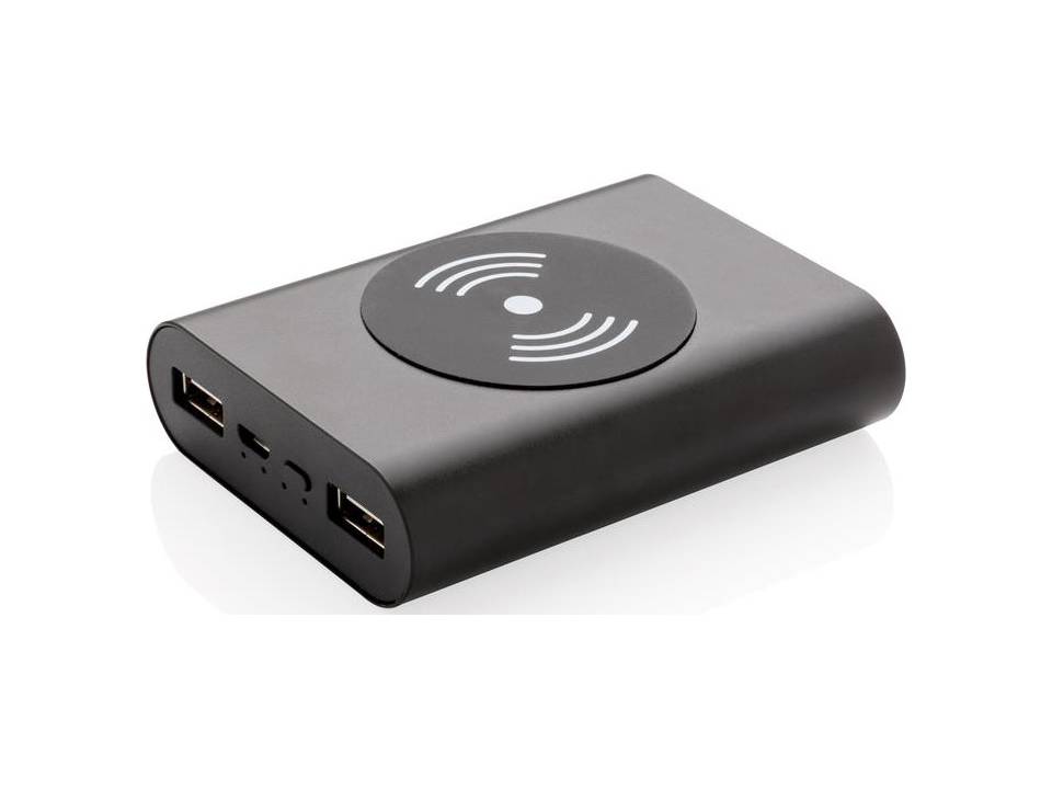 Batterie de secours aluminium de poche 5000 mAh et induction