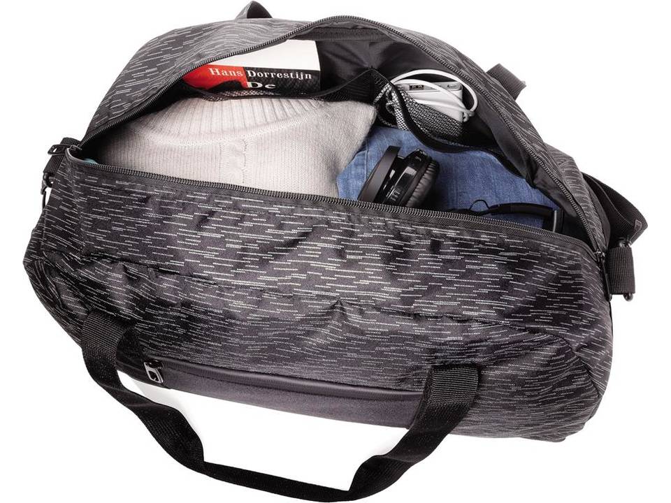 Sac week-end en RPET réfléchissant avec traceur AWARE™ 7