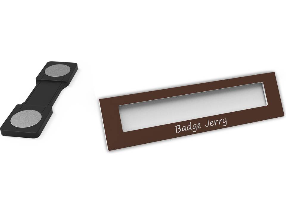 Badge nominatif 74 x 20 mm 6