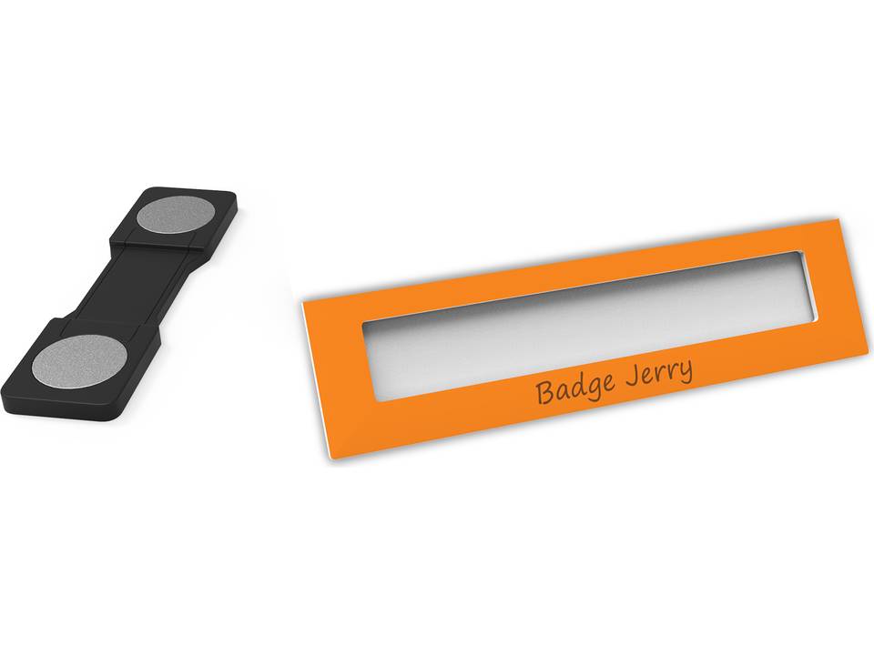 Badge nominatif 74 x 20 mm 15