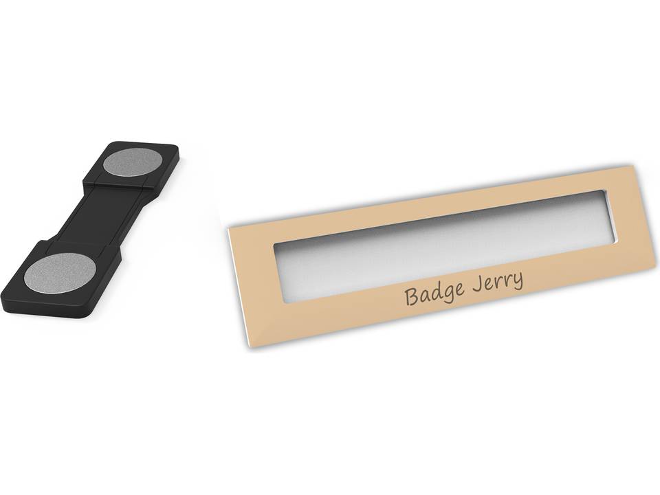 Badge nominatif 74 x 20 mm 18