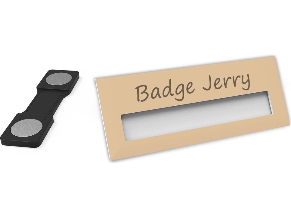 Badge nominatif 74 x 30 mm 20