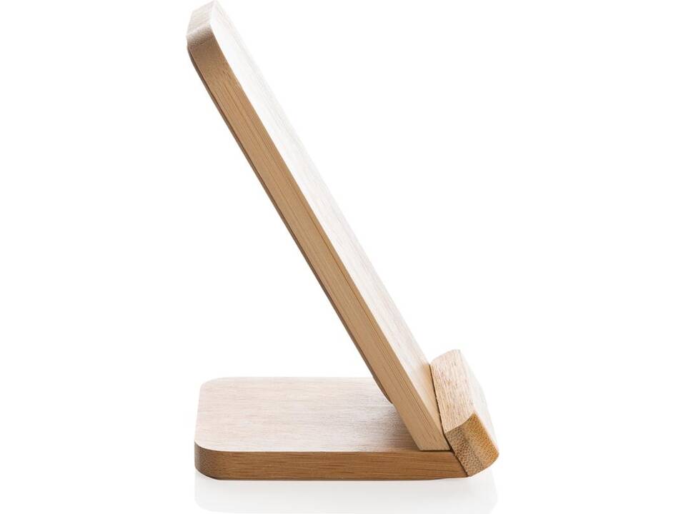 Support téléphone à induction 5W en bambou 3