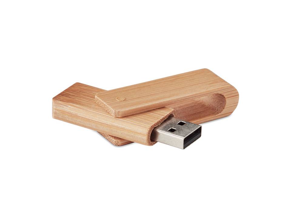 Bamboe USB stick twist - 16GB bedrukken