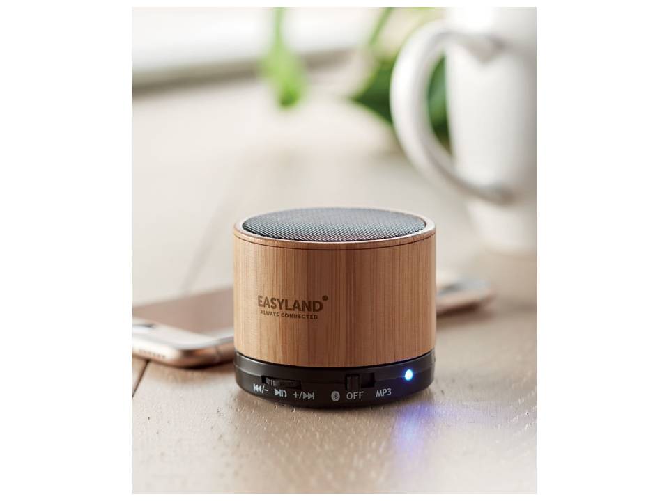 Bamboo Haut-parleur Ronde 5
