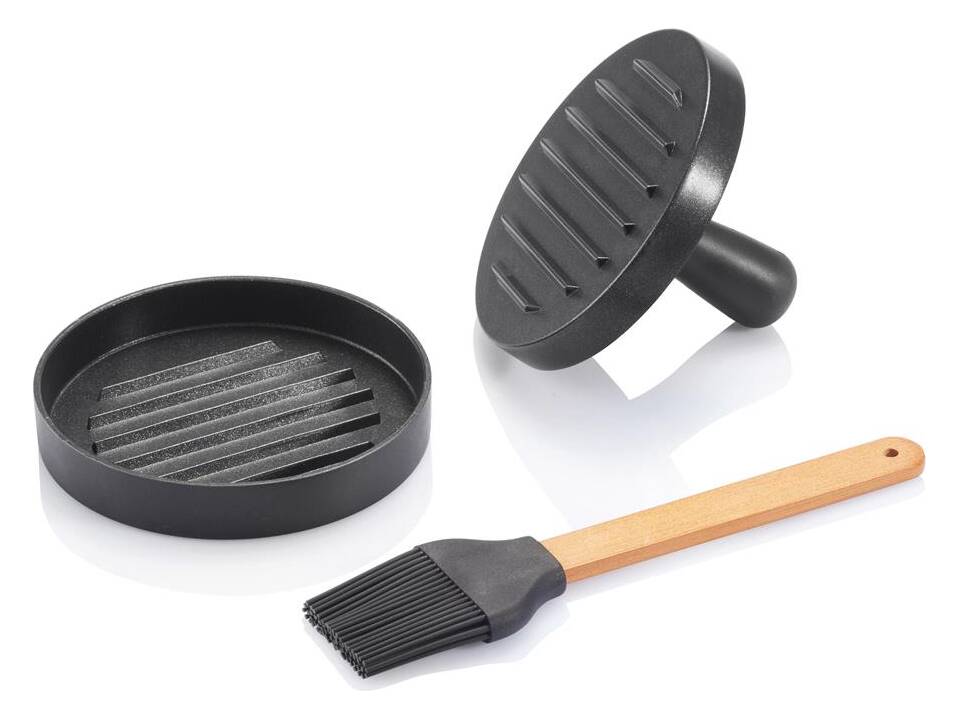 Barbecue set inclusief hamburgerpers