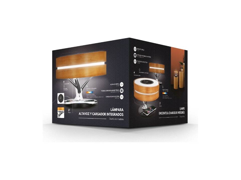 Lampe avec enceinte et chargeur 3