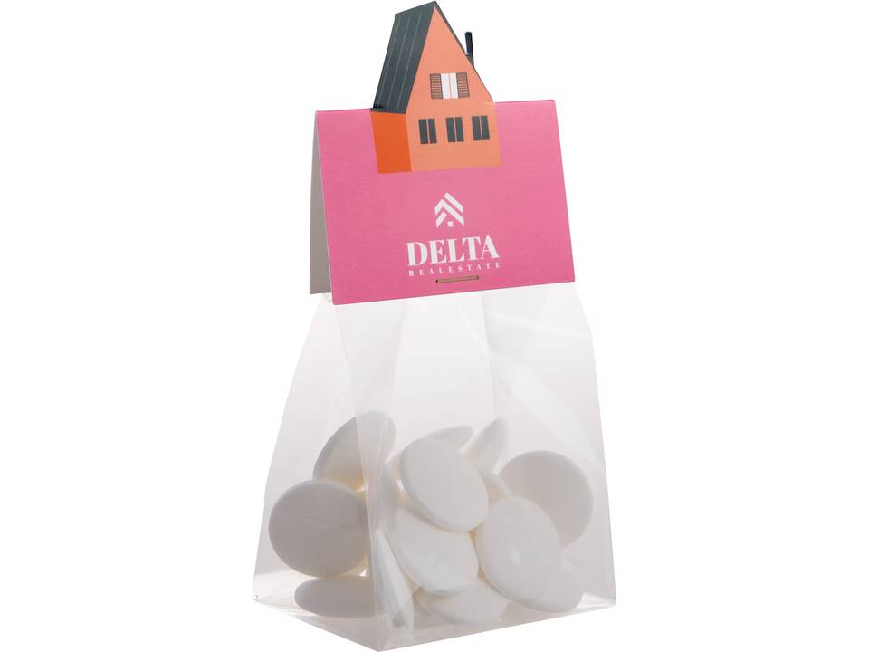 Sachet bloc avec carte de tête de Pâques en forme personnalisée 1