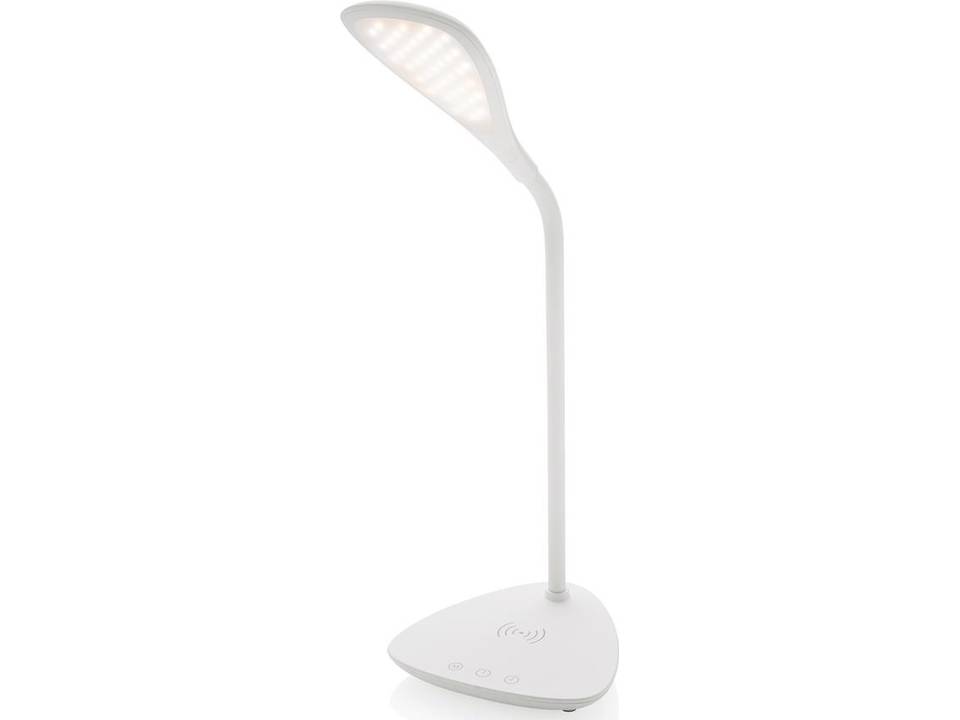 Bureau lamp met draadloos oplaadstation bedrukken