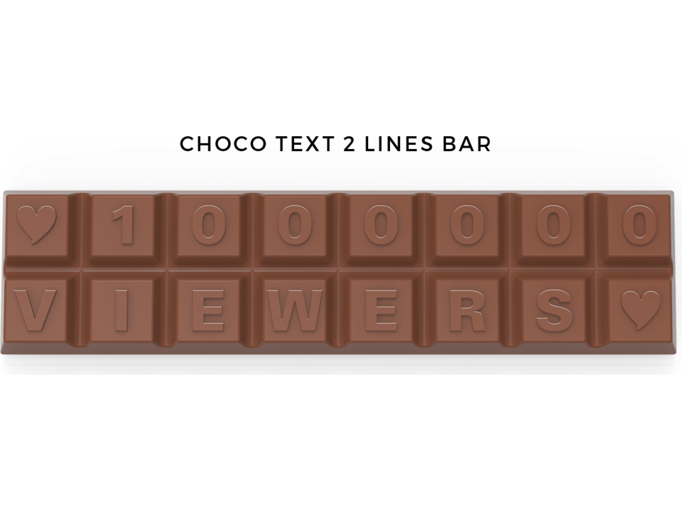 Télégramme en chocolat 16 lettres 2
