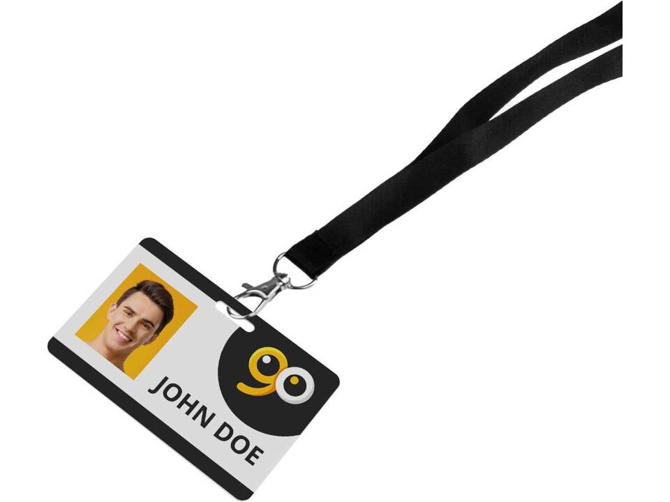 Badge d'Accès 54 x 85 mm + Tour de cou 3