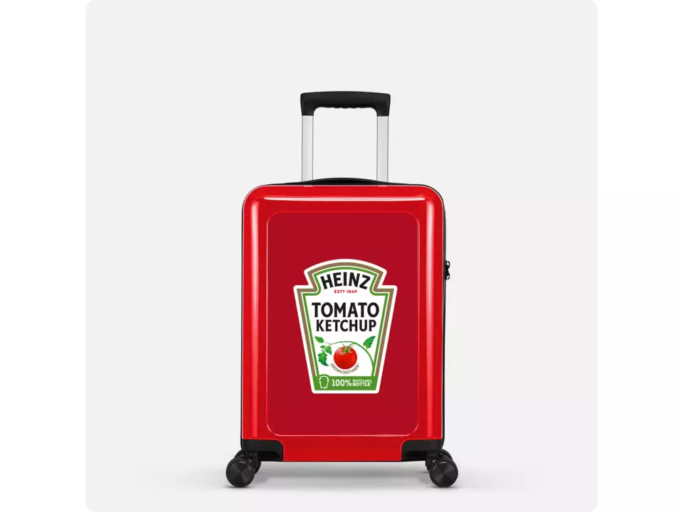 Valise cabine avec autocollant full color – votre message en mouvement 3