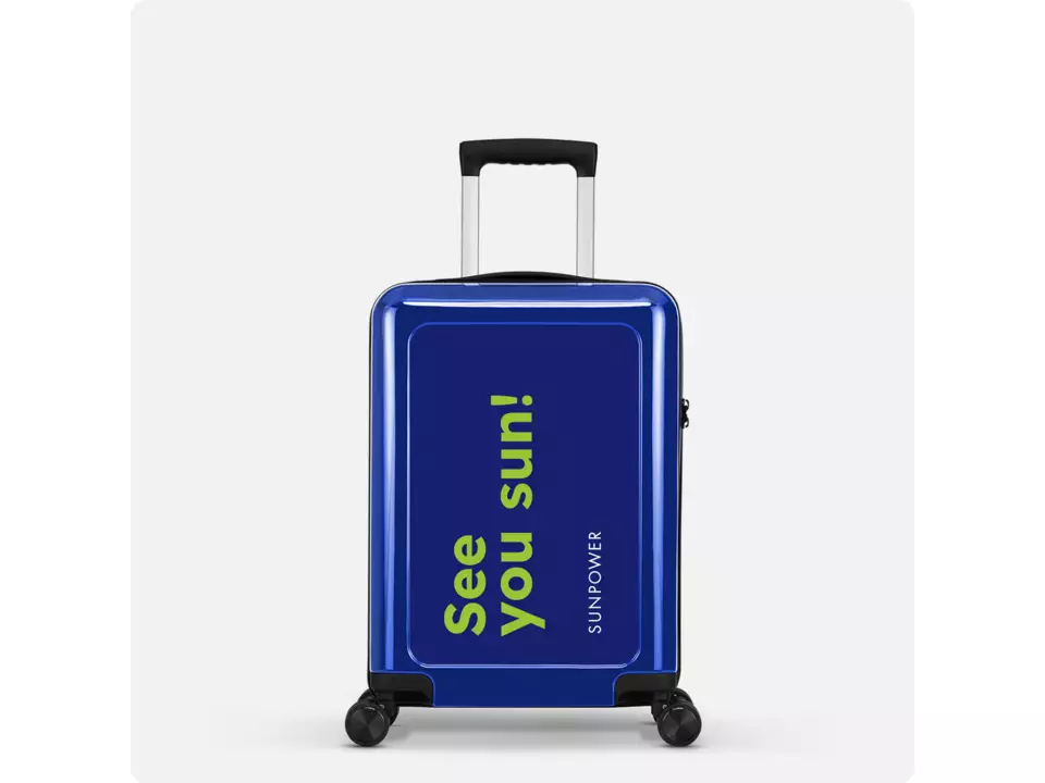 Valise cabine avec autocollant full color – votre message en mouvement 7