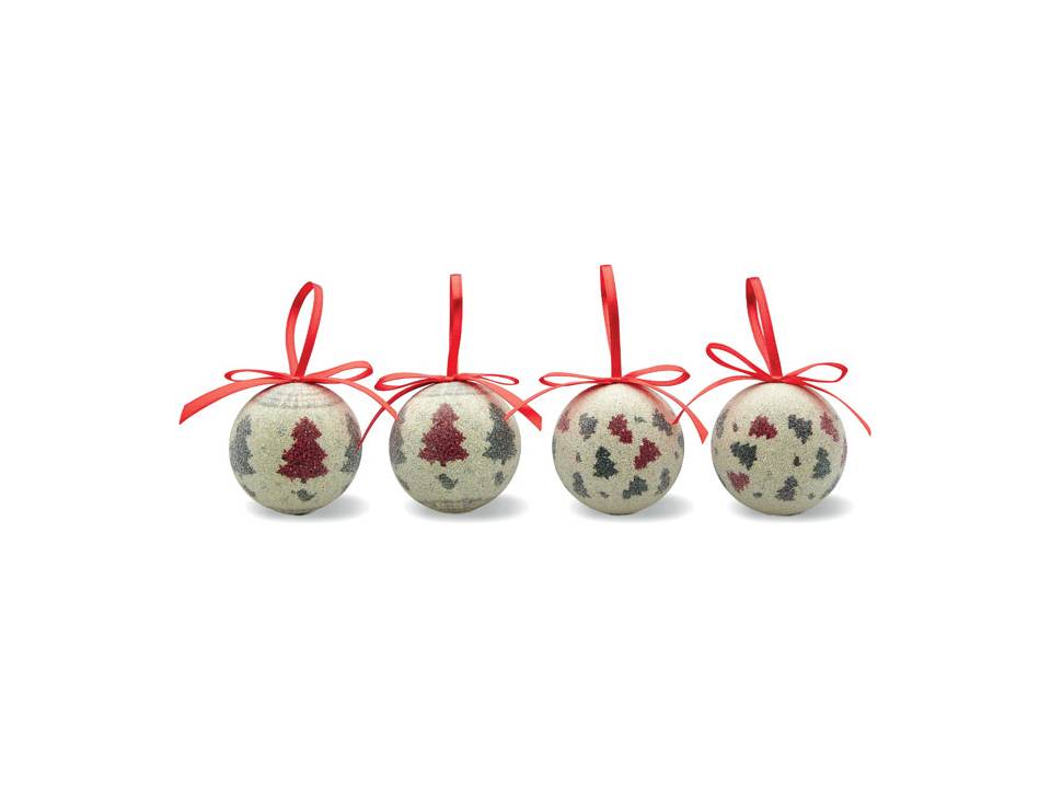Coffret de 4 boules de Noël 1