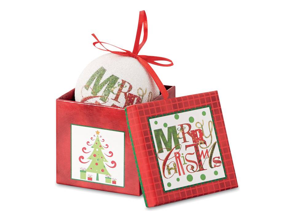 Boule de Noël nacrée 1