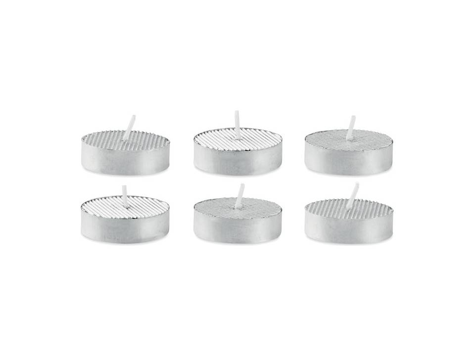 Ensemble de 6 bougies chauffe-plat 1