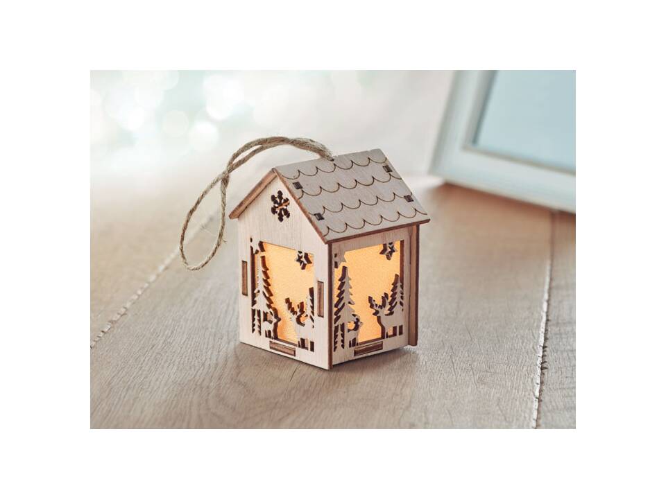 Maisonnette en MDF lumière 2