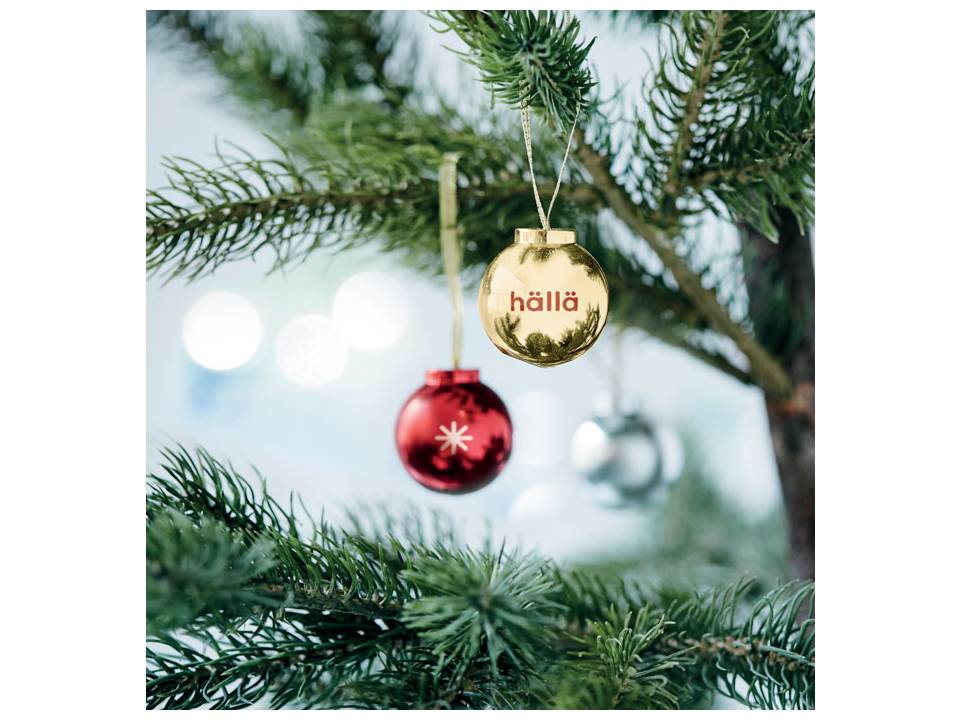 Baume à lèvres forme boule de Noël 2