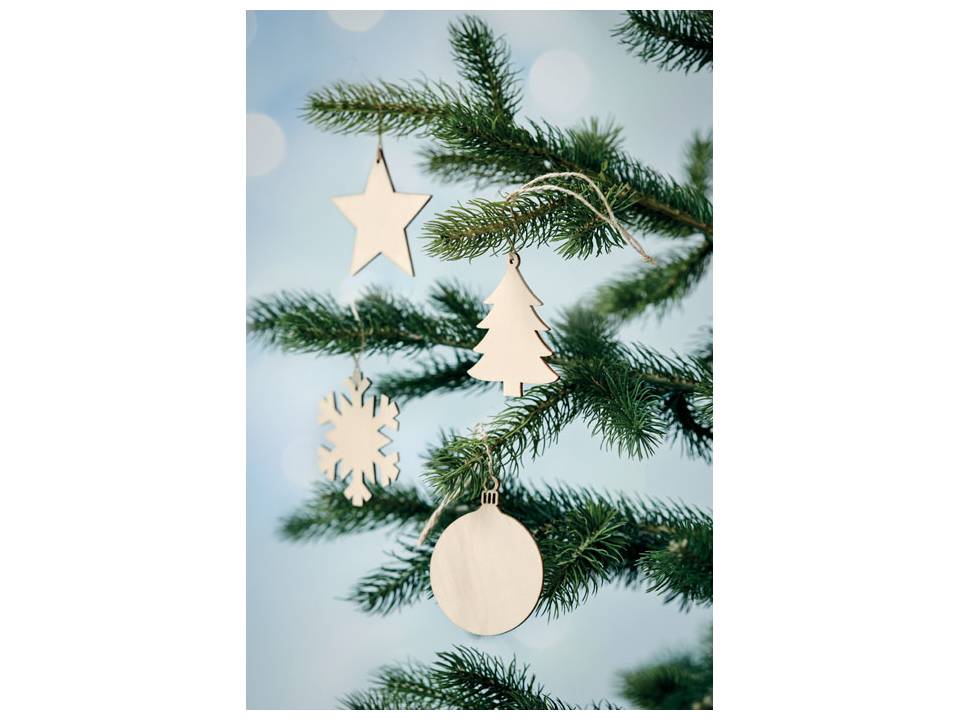 Décoration MDF forme boule 2