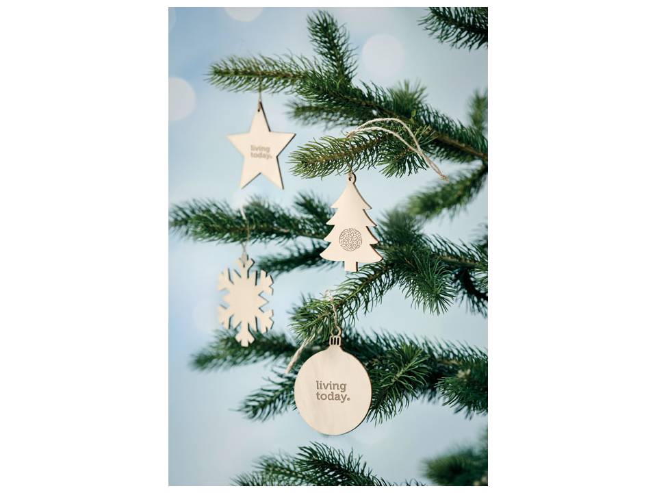 Décoration MDF forme boule 3