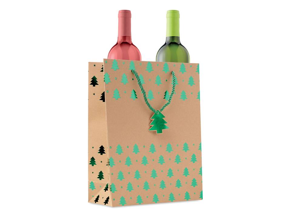 Sac cadeau en papier à motifs 12