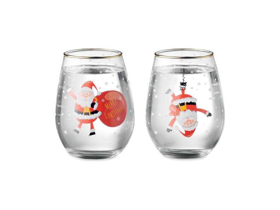 Set de 2 verres de Noël 3