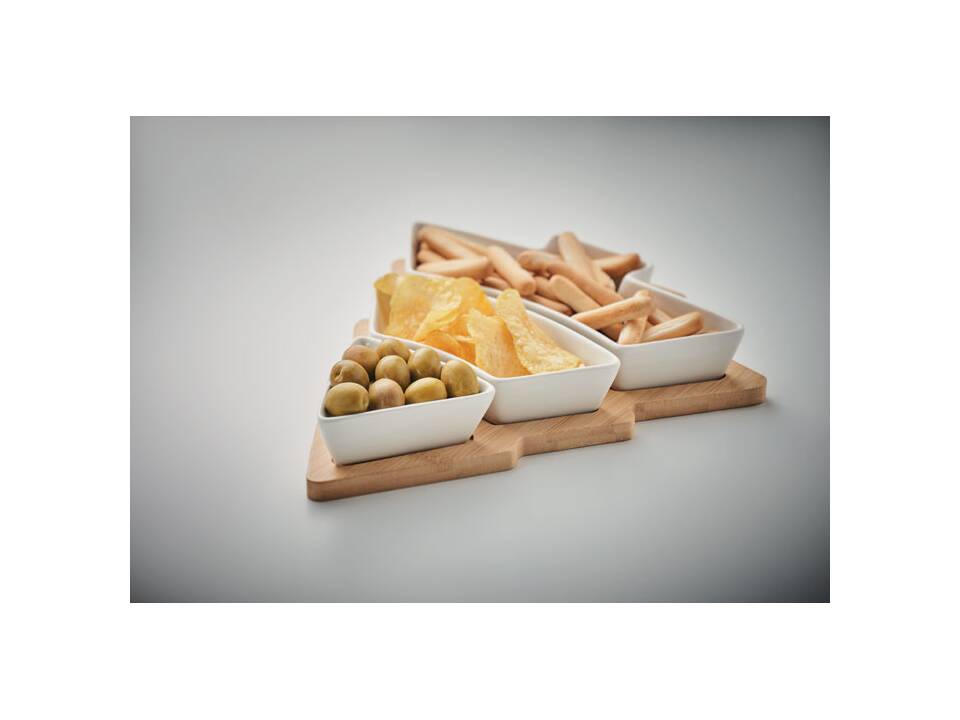 Plats de service de Noël 3