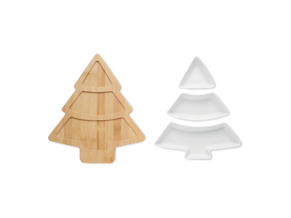 Plats de service de Noël 5