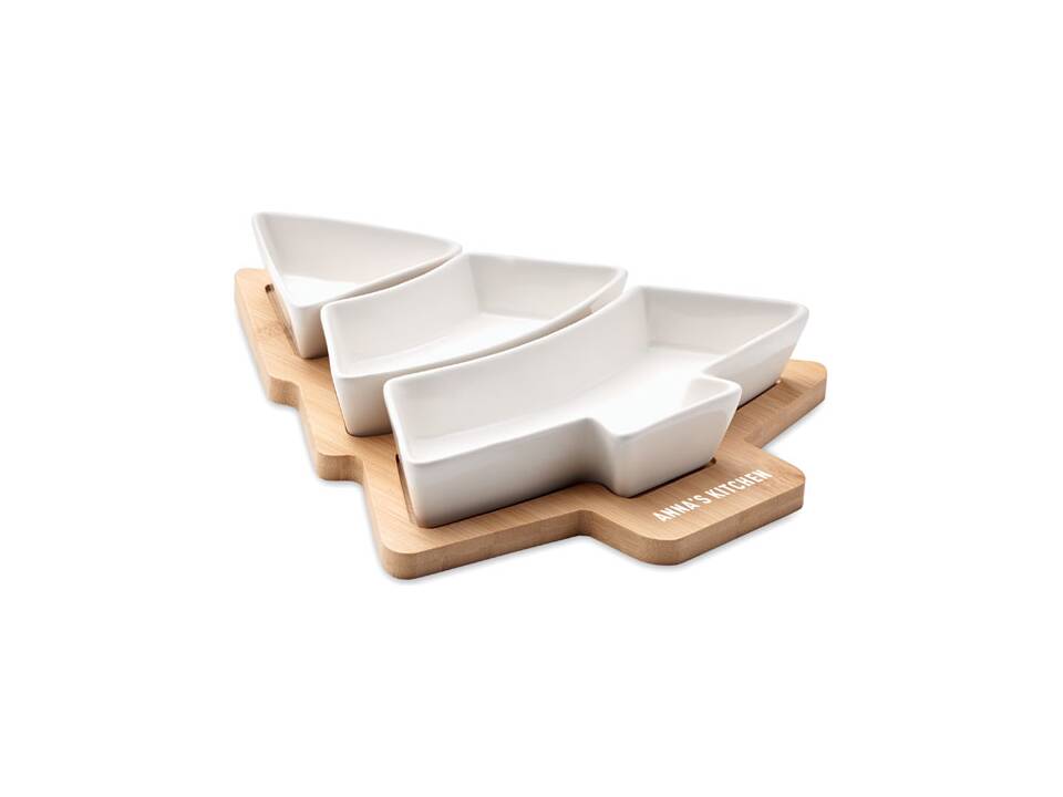 Plats de service de Noël 6