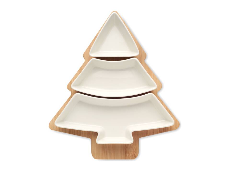 Plats de service de Noël 2