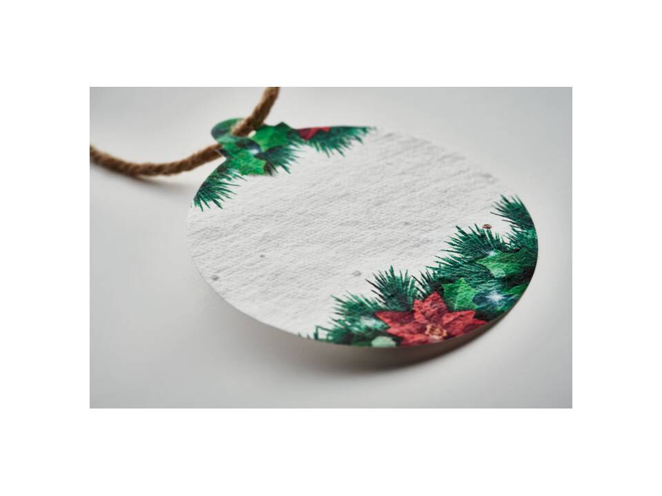 Décoration en papier semences 1