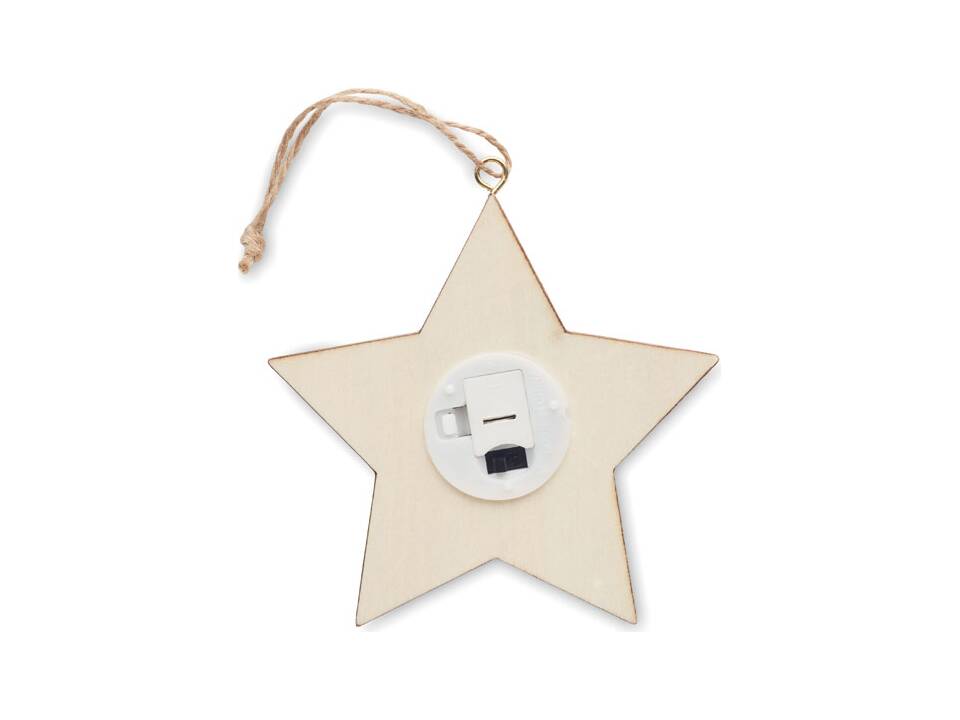 Suspension étoile MDF avec led 2