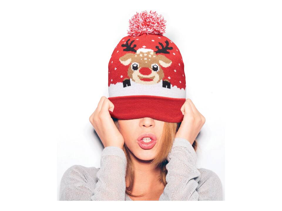 Bonnet de Noël tricoté 4