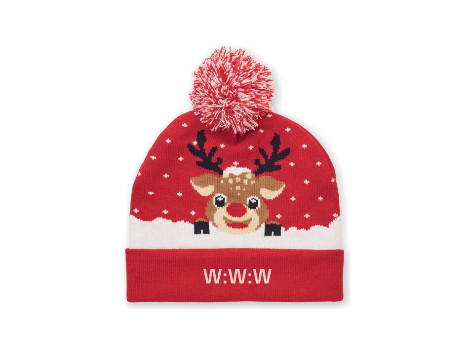 Bonnet de Noël tricoté 2